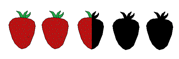 2 and a half Strawberries