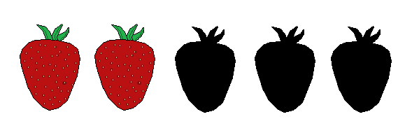 2 Strawberries